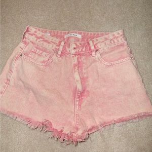 Pink pacsun jean shorts